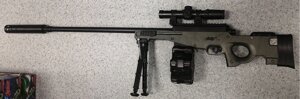 Детская снайперская винтовка СВД SVD аккумулятор на орбизах с оптическим прицелом ( приближает ) S600-PS