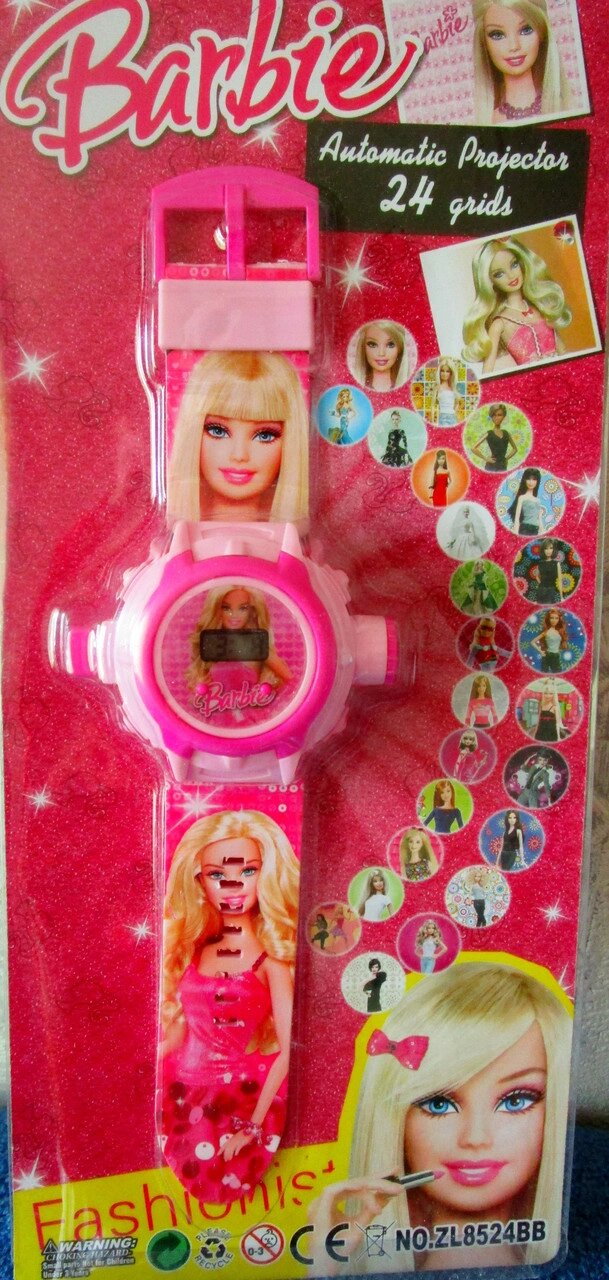 Детские часы "barbie" с проектором 24 картинок от компании Интернет магазин детских игрушек Ny-pogodi. by - фото 1