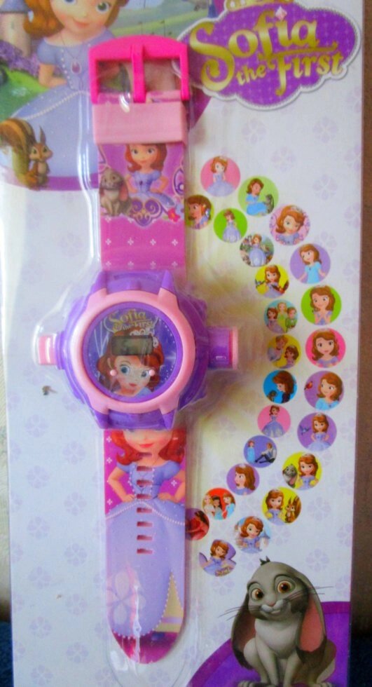 Детские часы "прекрасная софия" с проектором 24 картинок от компании Интернет магазин детских игрушек Ny-pogodi. by - фото 1