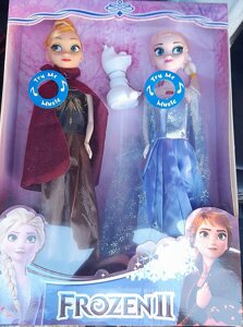 Детские куклы «Холодное сердце» Frozen Эльза и Анна и снеговик олаф музыкальные 29 см 3в 1