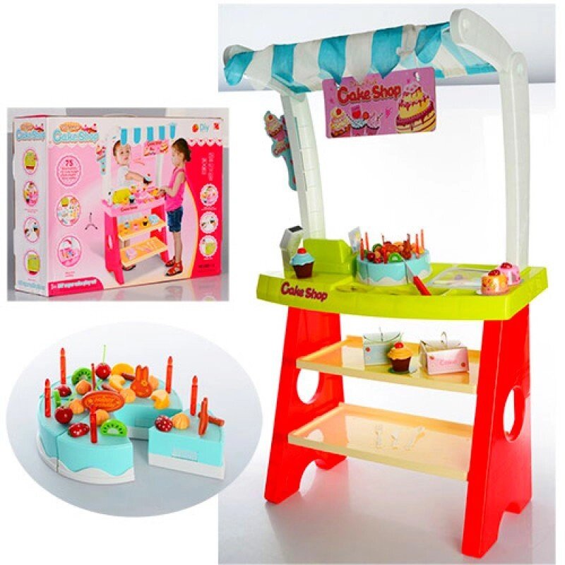 Детский игровой набор" магазин пирожных" 889-13.14 от компании Интернет магазин детских игрушек Ny-pogodi. by - фото 1