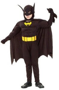 Детский карнавальный костюм Бэтмена с мускулами