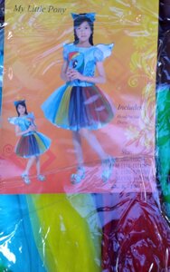Детский карнавальный костюм единорог пони радуга дэш