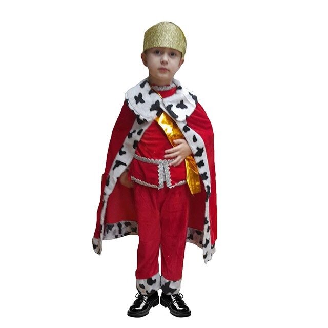 Детский карнавальный костюм Князь король принц царь, новогодний маскарадный костюм для мальчика на утренник от компании Интернет магазин детских игрушек Ny-pogodi. by - фото 1