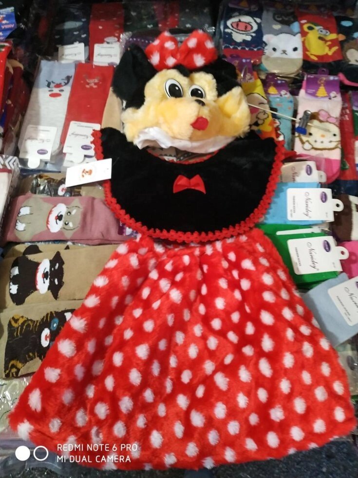 Детский карнавальный костюм микки маус Disney Минни Маус  для девочки от компании Интернет магазин детских игрушек Ny-pogodi. by - фото 1
