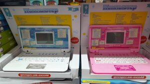 Детский компьютер ноутбук обучающий 7005 с мышкой Play Smart ( Joy Toy ).2 языка, детская интерактивная игрушка