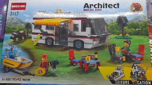 Детский конструктор 3117 Creator Кемпинг 3 в 1: - аналог LEGO Creator (Лего Креатор) 31052, 792 дет