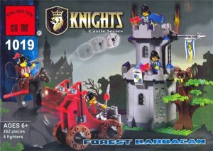 Детский конструктор брик Brick Knights арт. 1019 "Лесной форт", аналог Лего Lego