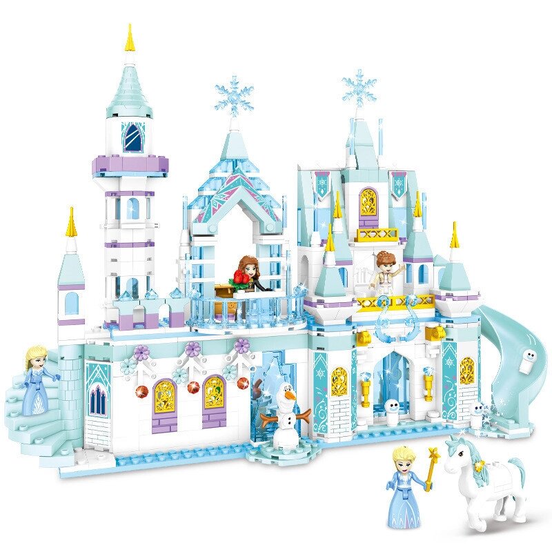 Детский конструктор для девочек Холодное сердце ледяной замок Эльзы 7459 аналог лего Lego Disney Frozen 734 д. от компании Интернет магазин детских игрушек Ny-pogodi. by - фото 1