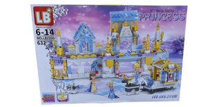 Детский конструктор для девочек Холодное сердце ледяной замок Эльзы frozen LB2106, аналог лего lego