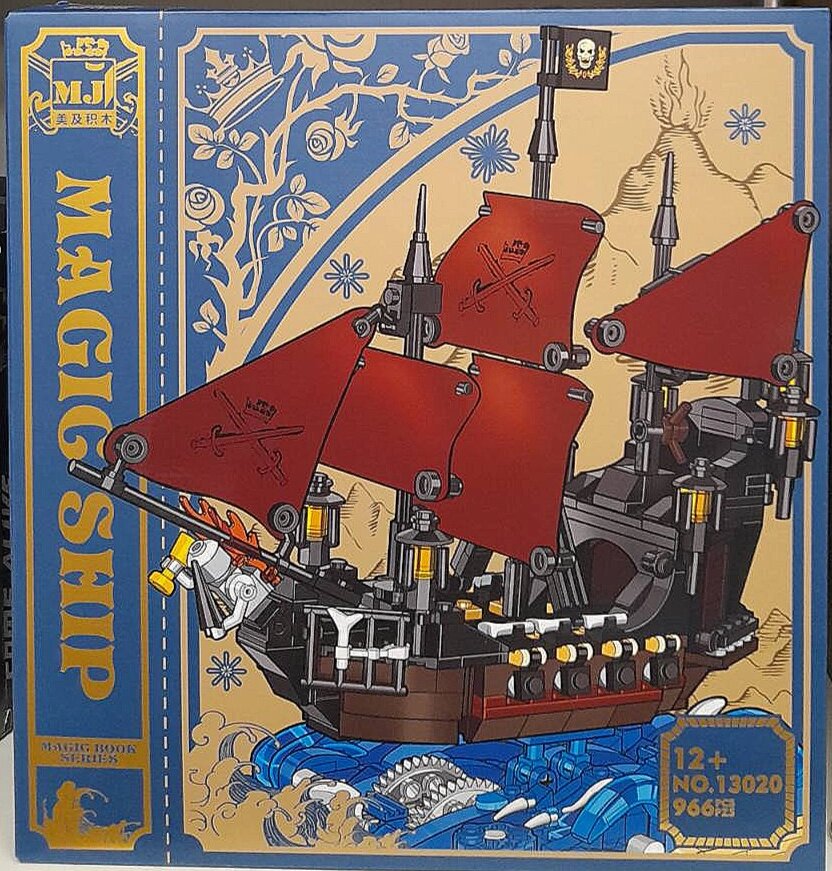 Детский Конструктор MJI13020 пиратский корабль Месть Королевы Анны 966 деталей от компании Интернет магазин детских игрушек Ny-pogodi. by - фото 1
