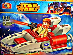 Детский конструктор звездные войны star wars Боевой дроид Оби-Ван Кеноби Obi-Wan Kenobi Spacecraft 75045
