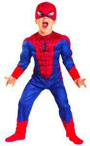 Детский костюм «Человек–паук» Spider-man с мышцами от компании Интернет магазин детских игрушек Ny-pogodi. by - фото 1