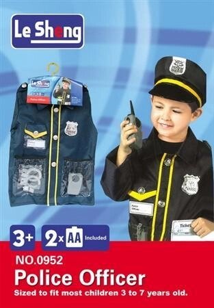 Детский костюм "полицейский/милиционер" арт. 0952 от компании Интернет магазин детских игрушек Ny-pogodi. by - фото 1
