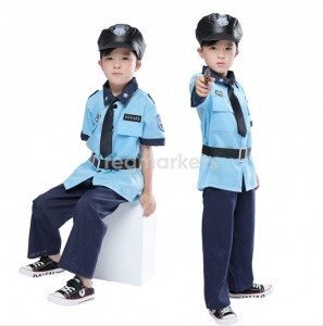 Детский костюм "полицейский/милиционер" рост 120-130 см от компании Интернет магазин детских игрушек Ny-pogodi. by - фото 1