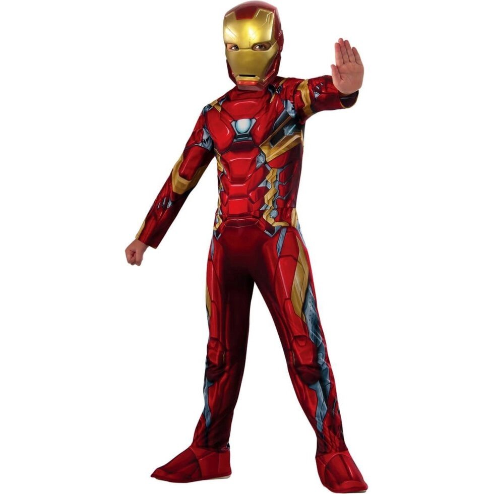 Детский костюм железный человек "iron man" с мускулами от компании Интернет магазин детских игрушек Ny-pogodi. by - фото 1