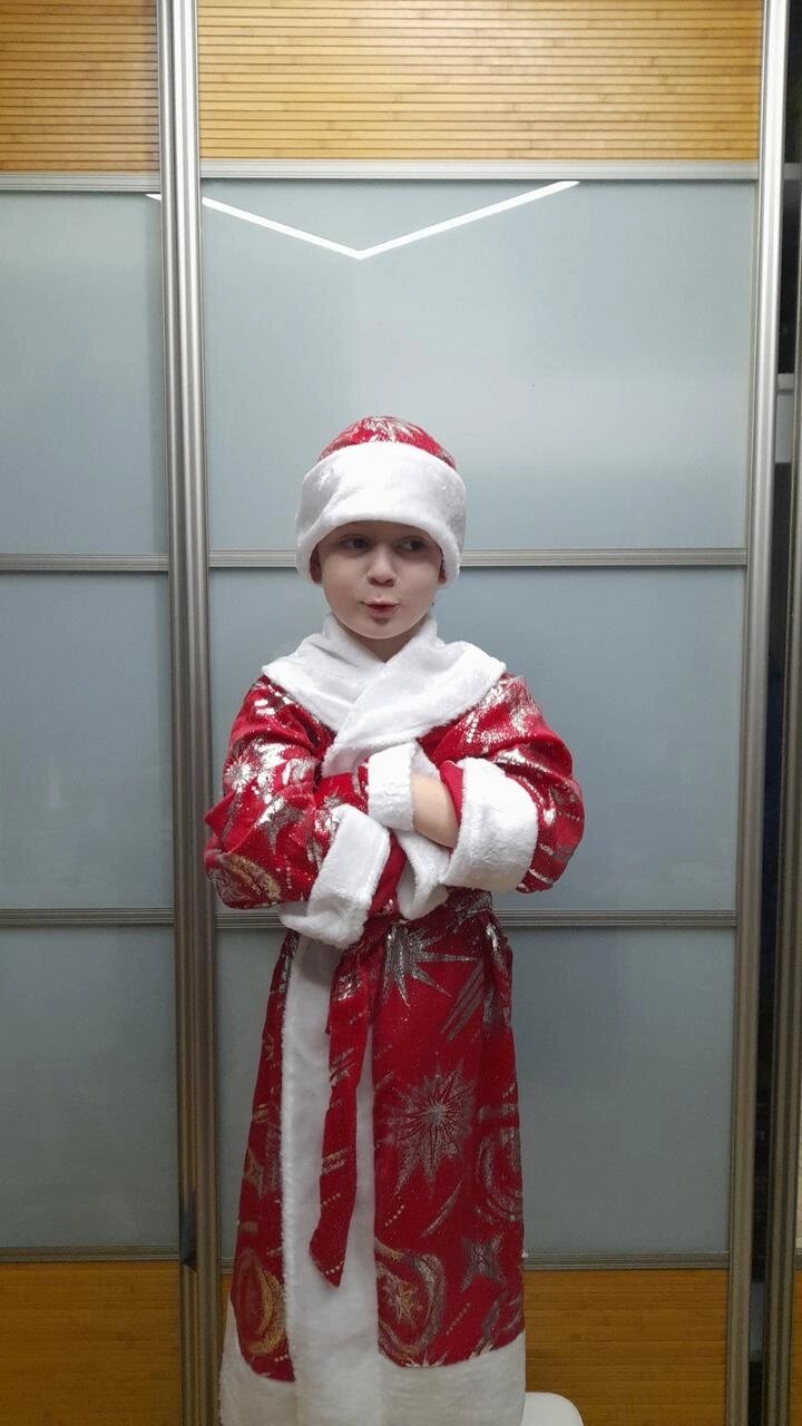 Детский маскарадный костюм "дед мороз" или "санта-клаус" отличного качества от компании Интернет магазин детских игрушек Ny-pogodi. by - фото 1