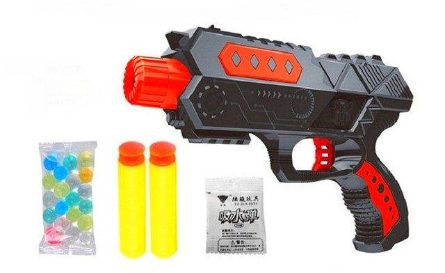 Детский пистолет G120, стреляет гелевыми пулями (орбизами) и паралоновыми пулями от компании Интернет магазин детских игрушек Ny-pogodi. by - фото 1