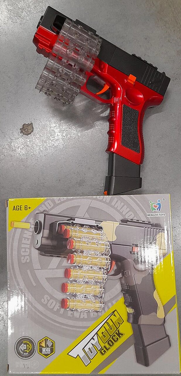 Детский Пистолет Глок Glock 18 автоматический с пульками и присосками / Бластер на аккумуляторе разные цвета от компании Интернет магазин детских игрушек Ny-pogodi. by - фото 1