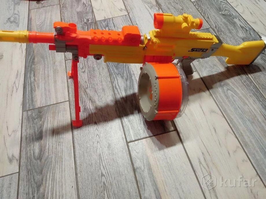 Детский пулемет fire storm 7005 аналог нерф Nerf , бластер с мягкими пулями от компании Интернет магазин детских игрушек Ny-pogodi. by - фото 1