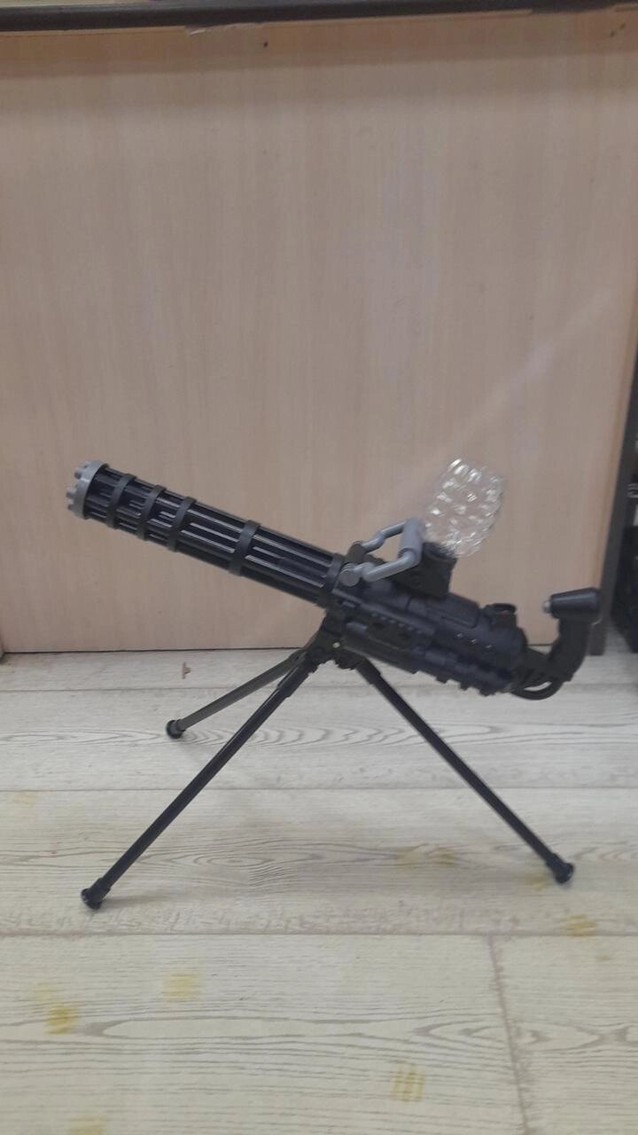 Детский пулемет Гатлинга Миниган m134 автомат стреляет орбизами Orbeez gun на аккумуляторе F916 от компании Интернет магазин детских игрушек Ny-pogodi. by - фото 1