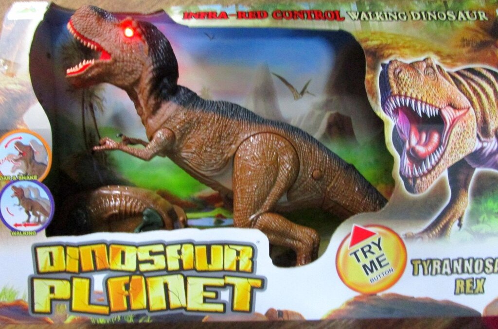 Детский робот на ИК управлении " Динозавр Тираннозавр Рекс " со звуковыми и световыми эффектами 6133 terex от компании Интернет магазин детских игрушек Ny-pogodi. by - фото 1