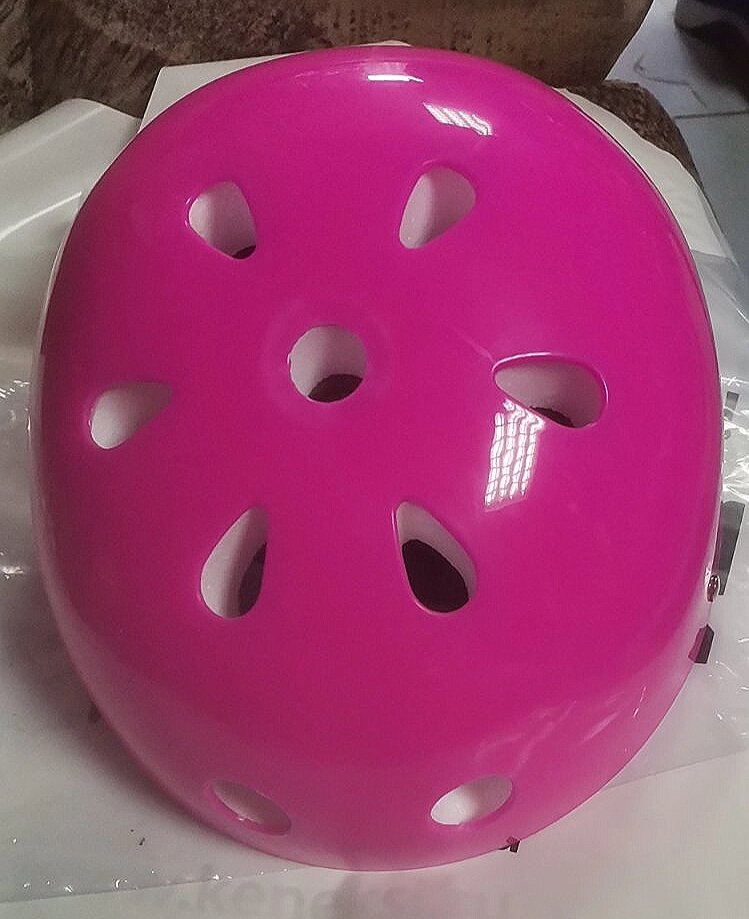 Детский розовый защитный шлем высокого качества от компании Интернет магазин детских игрушек Ny-pogodi. by - фото 1