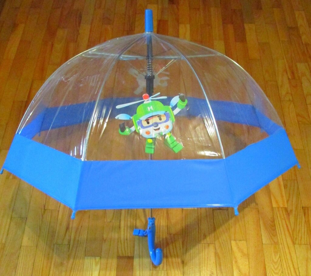 Детский зонт полуавтомат "робокар"прозрачный от компании Интернет магазин детских игрушек Ny-pogodi. by - фото 1