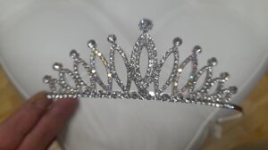 Диадема - Корона карнавальная из металла украшение на голову 1