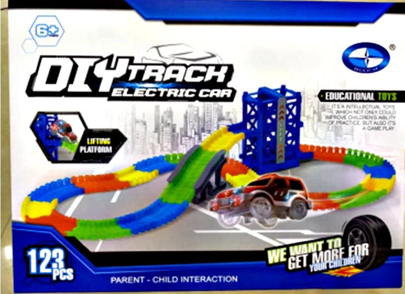 DIY track Magic tracks Мэджик трек с лифтом и мостом 133 д. от компании Интернет магазин детских игрушек Ny-pogodi. by - фото 1
