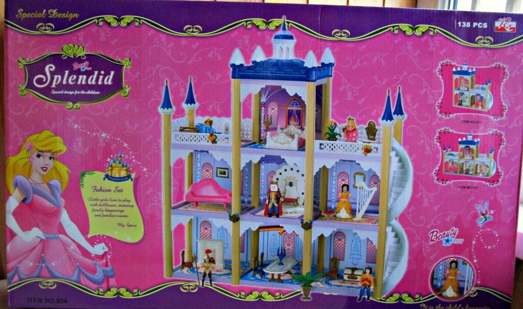 Дом для кукол 138 деталей арт. 934 от компании Интернет магазин детских игрушек Ny-pogodi. by - фото 1