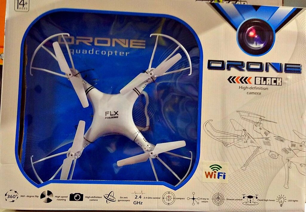 DRONE FLX T3591 дрон Квадрокоптер с WIFI камерой от компании Интернет магазин детских игрушек Ny-pogodi. by - фото 1