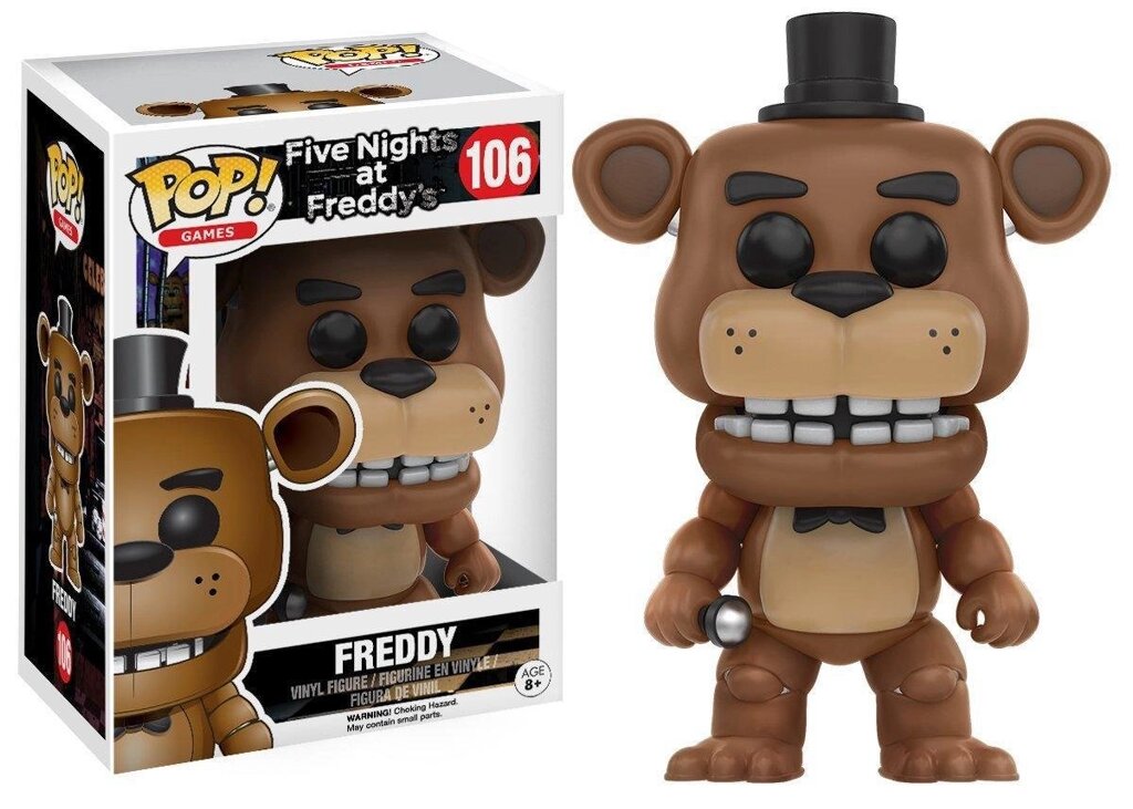 Фигурка 5 ночей с Фредди  Freddy Funko Pop мишка фредди от компании Интернет магазин детских игрушек Ny-pogodi. by - фото 1
