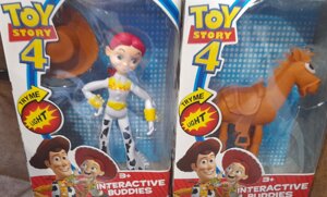 Фигурка Джесси и конь Булзай Bullseye История игрушек Toy Story 4 набор 2 шт 20см