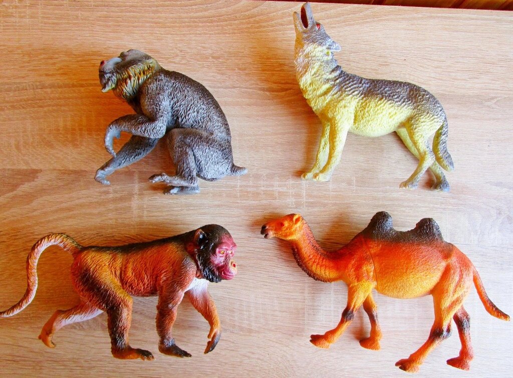 Фигурки разных животных (пластик, тверд.) от компании Интернет магазин детских игрушек Ny-pogodi. by - фото 1