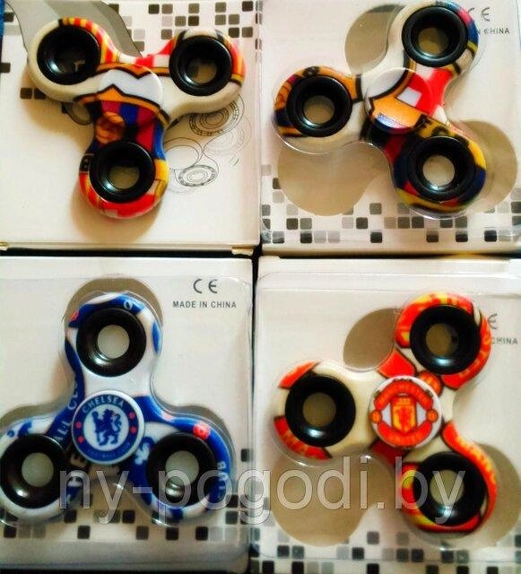 Футбольный спиннер Barcelona, Chelsea, Manchester uninted керамический от компании Интернет магазин детских игрушек Ny-pogodi. by - фото 1