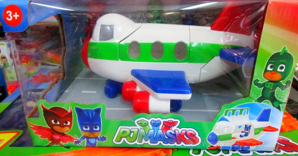 Герои в масках и самолет  PJMASKS от компании Интернет магазин детских игрушек Ny-pogodi. by - фото 1