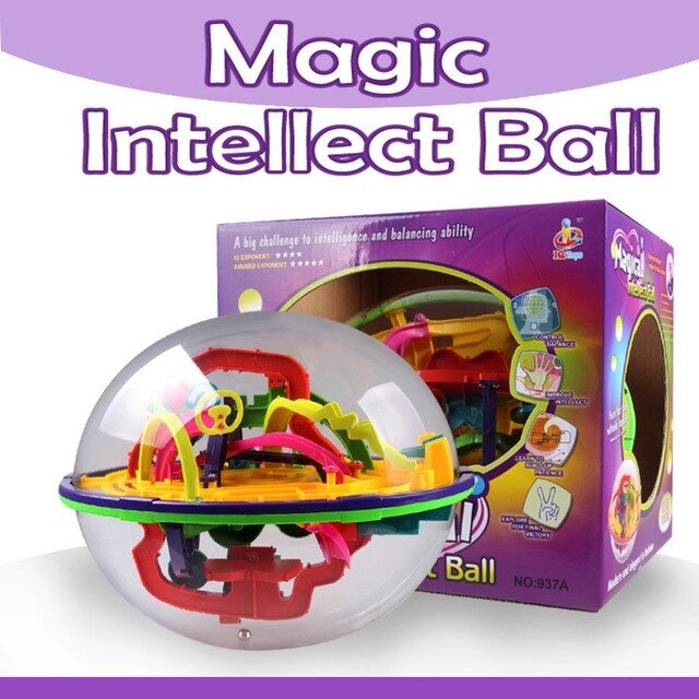 Игра Maze Ball "Головоломка" (937A) lv4 208 шагов от компании Интернет магазин детских игрушек Ny-pogodi. by - фото 1