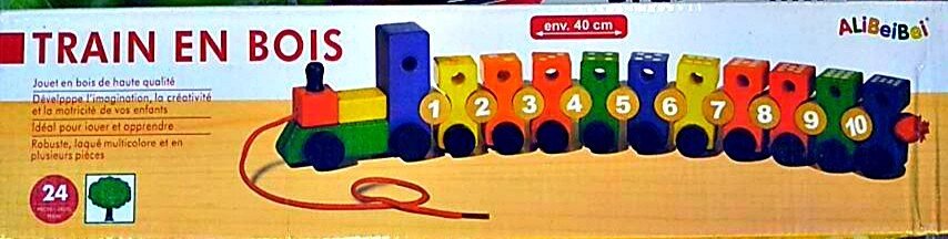Игра-шнуровка "паровоз"    40 см Мир деревянных игрушек от компании Интернет магазин детских игрушек Ny-pogodi. by - фото 1