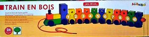 Игра-шнуровка "паровоз" 40 см Мир деревянных игрушек
