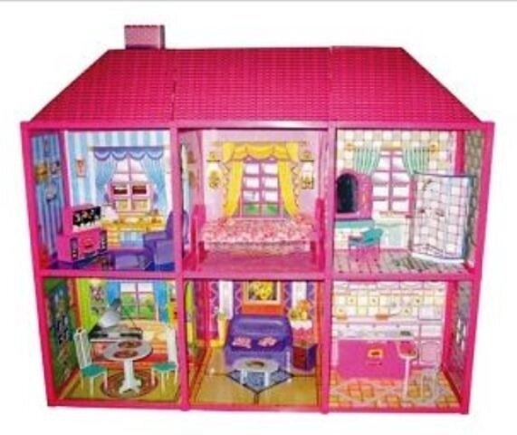 Игровой домик (108*93*37)  6983 My Lovely Villa для кукол типа Барби, 6 комнат от компании Интернет магазин детских игрушек Ny-pogodi. by - фото 1
