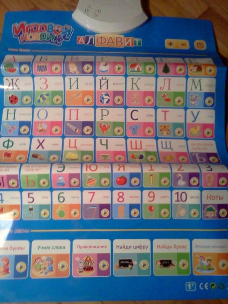 Игровой коврик алфавит от компании Интернет магазин детских игрушек Ny-pogodi. by - фото 1
