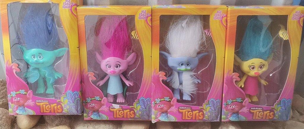Игровой набор из 4 фигурок героев "Тролли" Trolls 17 см от компании Интернет магазин детских игрушек Ny-pogodi. by - фото 1