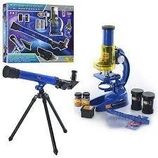 Игровой набор Микроскоп+ телескоп Limo Toy CQ031 (в одной коробке) от компании Интернет магазин детских игрушек Ny-pogodi. by - фото 1