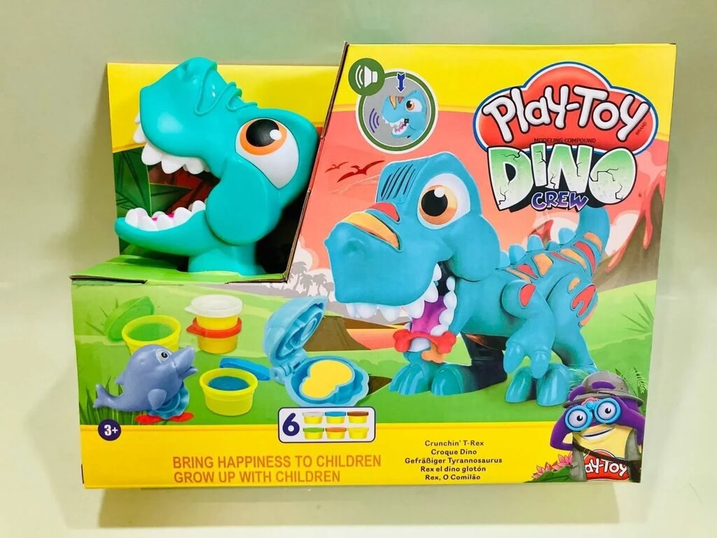 Игровой набор Набор для лепки "Динозавр", аналог Play Doh 8067 от компании Интернет магазин детских игрушек Ny-pogodi. by - фото 1