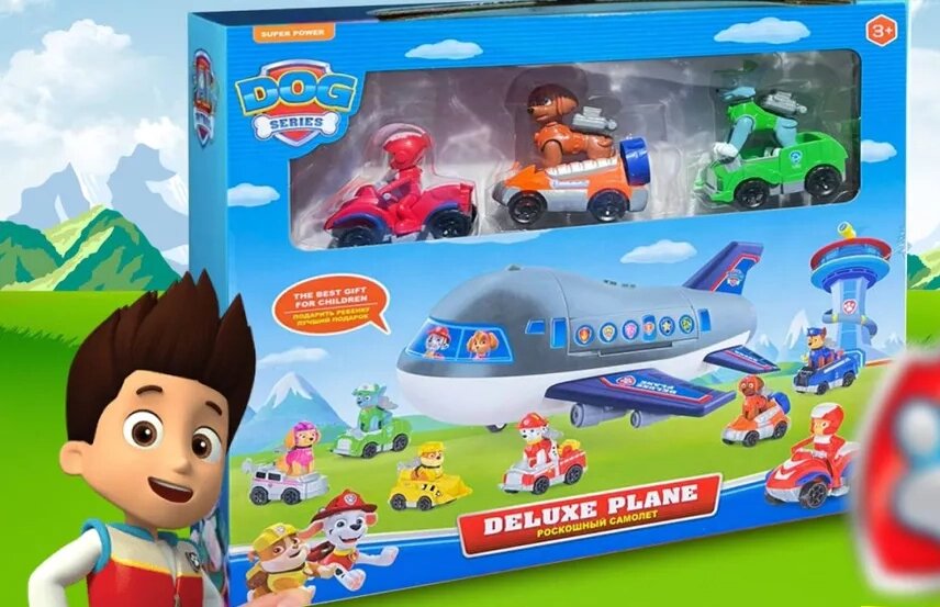 Игровой набор Щенячий патруль Самолет и герои спасатели H66 от компании Интернет магазин детских игрушек Ny-pogodi. by - фото 1