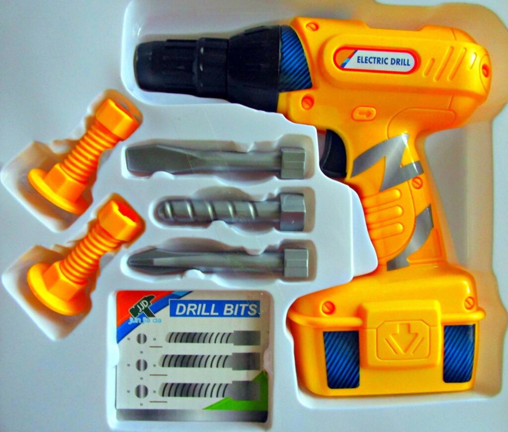 Игрушечная дрель Craftsman с насадками (на батарейках) от компании Интернет магазин детских игрушек Ny-pogodi. by - фото 1