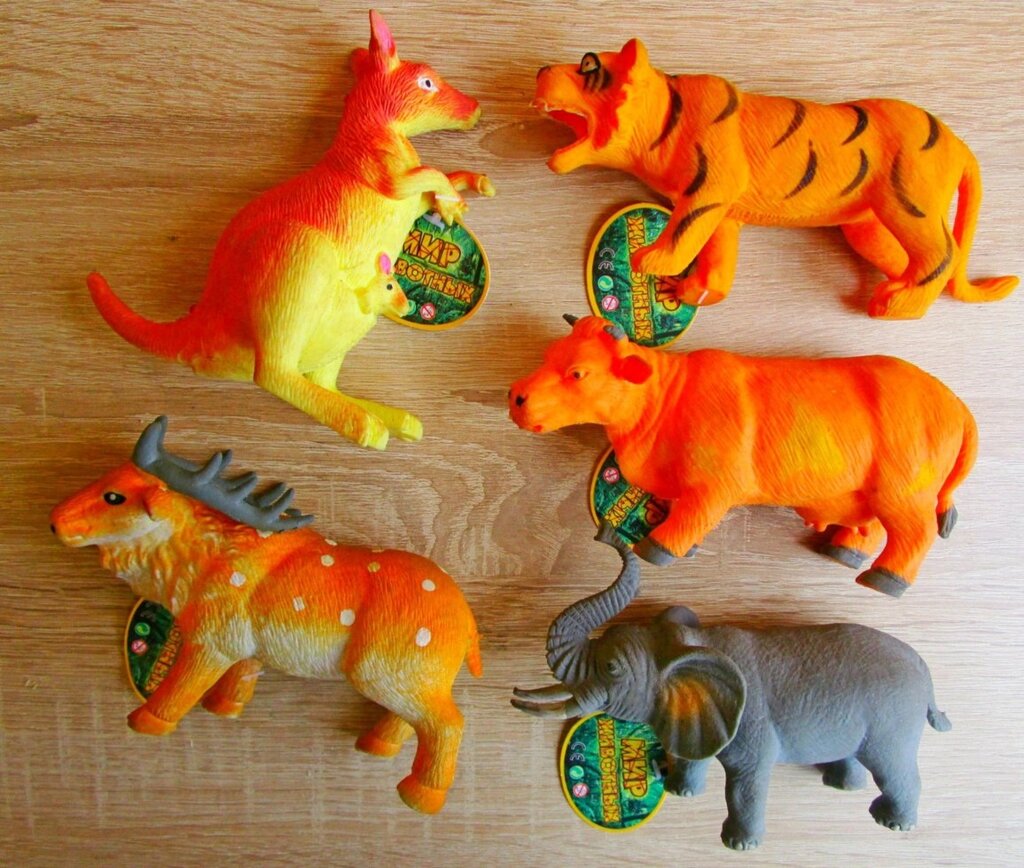 Игрушечные животные (резин., тягучки) от компании Интернет магазин детских игрушек Ny-pogodi. by - фото 1