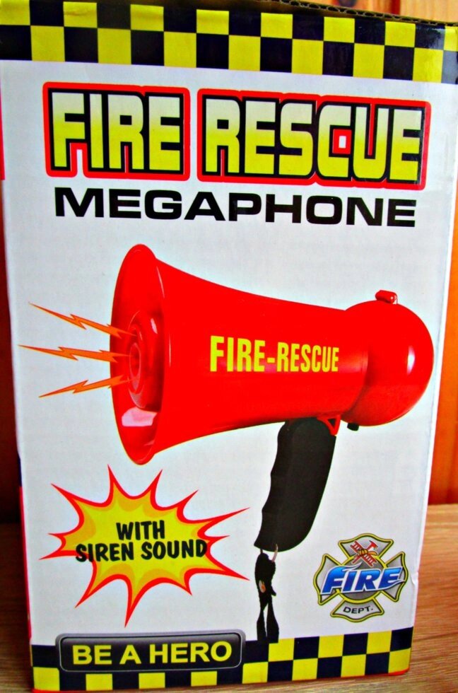 Игрушечный  детский рупор "пожарного "мегафон от компании Интернет магазин детских игрушек Ny-pogodi. by - фото 1