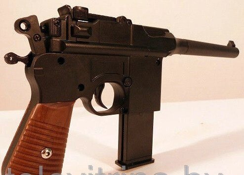 Игрушечный металлический пневматический пистолет Airsoft Gun к 55 от компании Интернет магазин детских игрушек Ny-pogodi. by - фото 1